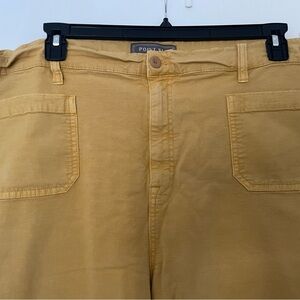 NWT J.Crew Women's Point Sur Gold Go Wide Leg Cropped Pants Size 36 20W J0919